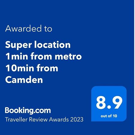 Super Location 1Min From Metro 10Min From Camden Apartment London Bagian luar foto