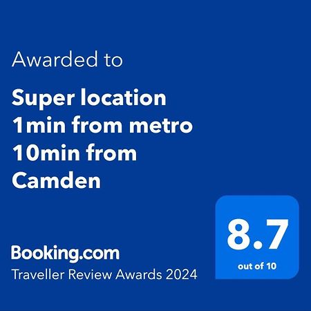 Super Location 1Min From Metro 10Min From Camden Apartment London Bagian luar foto