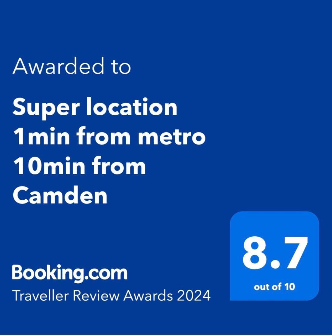 Super Location 1Min From Metro 10Min From Camden Apartment London Bagian luar foto